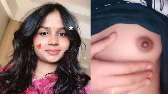 Sexy Indian Girl Showing Boobs On Video Call MMS