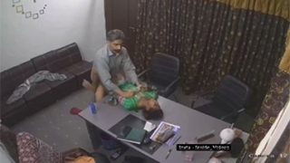College Principal Fucking College Girl on Table – desisex