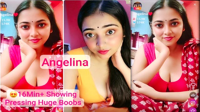 Model Anjali Tango Nude Premium Boobs Pressing