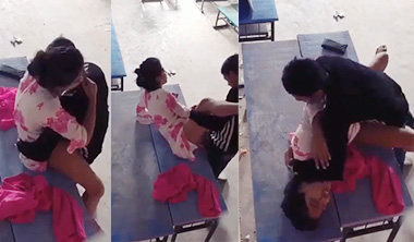 Horny College Girl Fucking Her BF – On Table Viral Sex Video’s
